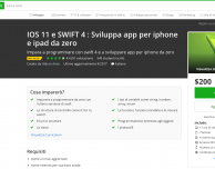 Corso completo su iOS 11 per sviluppare app per iPhone e iPad da zero, scontato a 10.99€