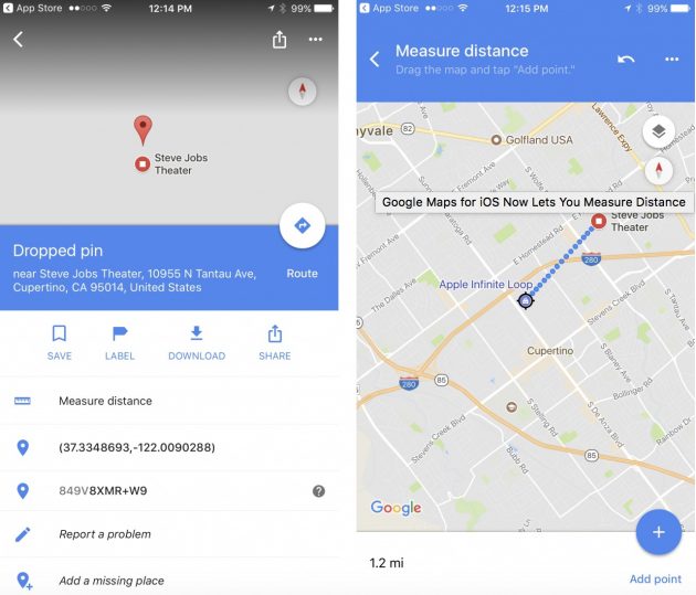 Google Maps consente ora di misurare le distanze