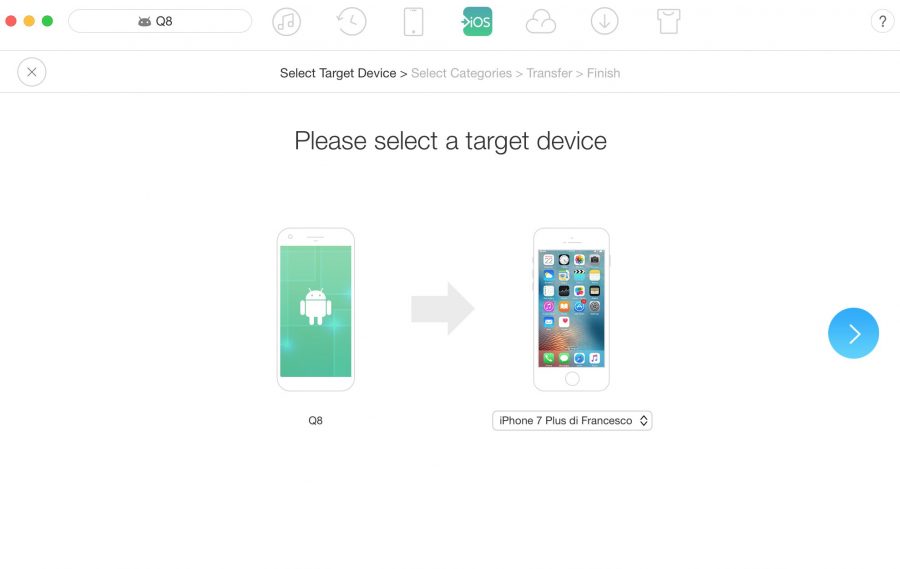 Migrazione Da Android A Ios Non Riuscita