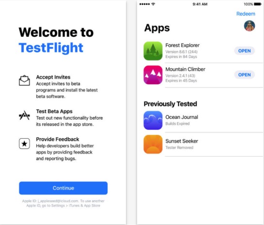 Apple rilascia TestFlight 2.0