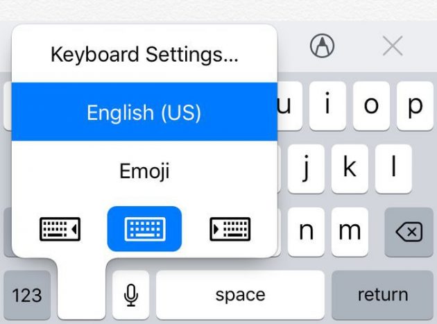 Come abilitare l'uso della tastiera ad una mano su iOS 11 - iPhone