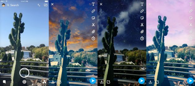 Snapchat lancia gli Sky Filters con la Realtà Aumentata