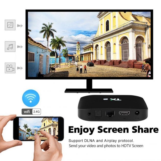 Android TV Docooler TX2 AirPlay e 4K a soli 39€ su Amazon
