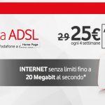 Vodafone ADSL, solo per oggi sconto per sempre con attivazione gratis su tutte le offerte