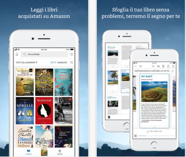 L’app Amazon Kindle si rinnova completamente