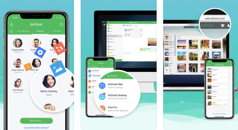 AirDroid, l’app per scambiare file tra iPhone, PC/Mac e Android