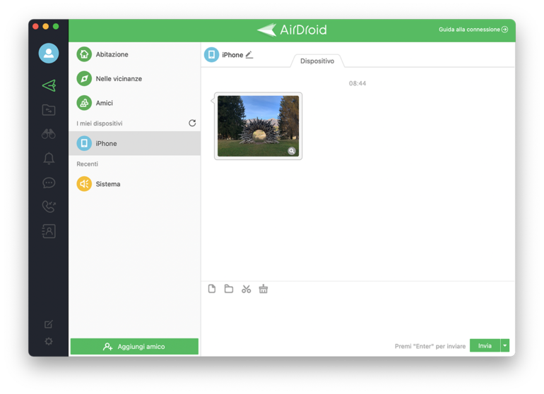 airdroid trasferimento file