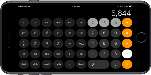 iOS 11.2 corregge il bug della calcolatrice