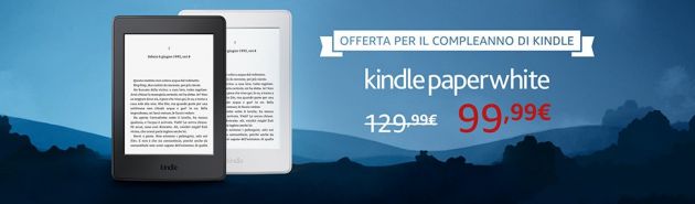 Kindle Paperwhite in offerta a soli 99,99€!