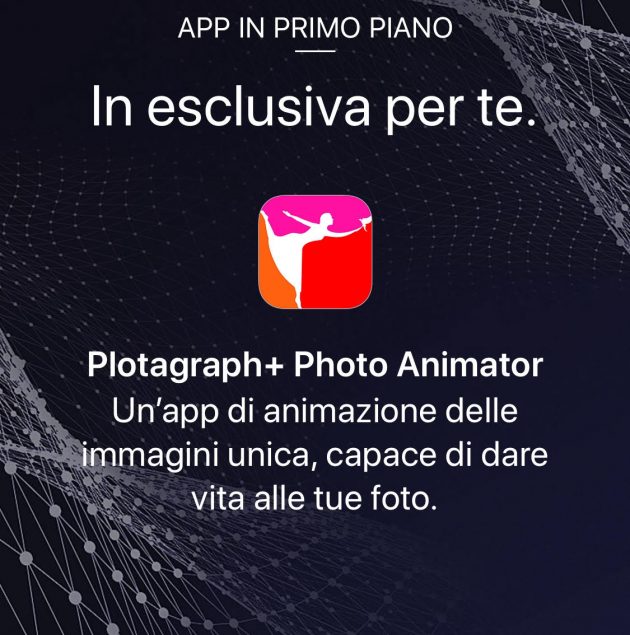Plotagraph+ Photo Animator: nuovo regalo con l’applicazione gratuita Apple Store