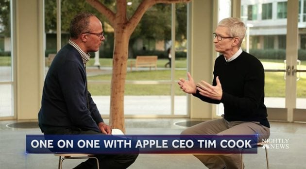 Intervista a Tim Cook: riforma fiscale, interferenza russa e privacy dei propri clienti tra i temi discussi