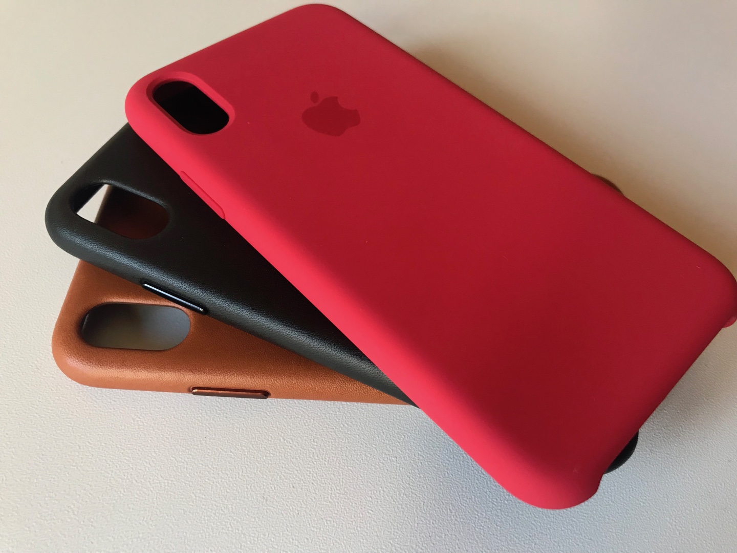 APPLE - Custodia Folio in Pelle per Iphone XS Max Colore Rosso