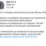 Apple rilascia iOS 11.1.1 e corregge il bug della tastiera