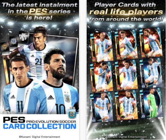 PES Card Collection: raccogli le figurine dei giocatori di calcio più famosi