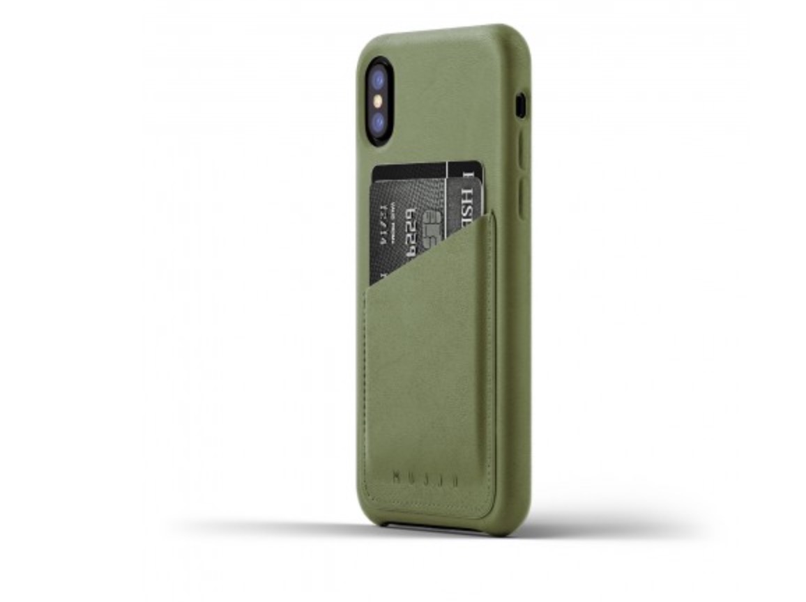 Mujjo Shield Custodia In Pelle Per IPhone 16 Pro | Resistenza Urti 4,6m | Compatibile MagSafe | Pelle Europea Sostenibile
