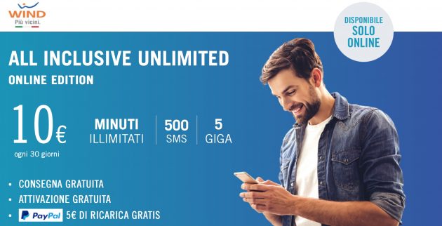 Wind lancia la promozione di Natale con la nuova All Inclusive Unlimited
