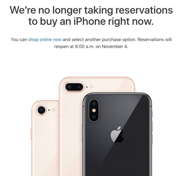 iPhone X, dal 4 novembre al via l’opzione “Reserve and Pickup” (ma non in Italia)