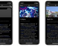 Wikipedia introduce il tema dark per iPhone X