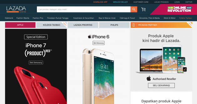 Apple Lazada store online