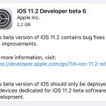Apple rilascia iOS 11.2 beta 6 per gli sviluppatori