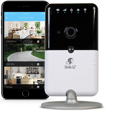 link-U Smartcam 4G con hub per la casa smart