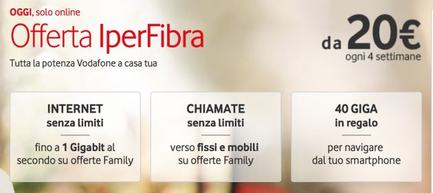 Nuove offerte per adsl e fibra di vodafone iphone italia Linea adsl offerte