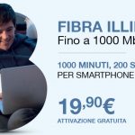 3Fiber: ADSL a 17,90 euro e Fibra a 19,90 euro