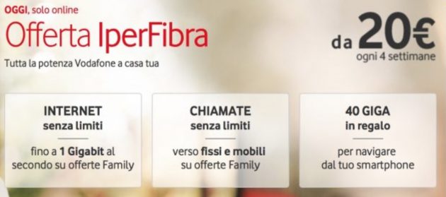 Offerte ADSL e Fibra Vodafone, ma solo per oggi