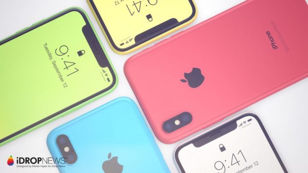 iPhone Xc: ecco un concept di un iPhone X con i colori di iPhone 5c
