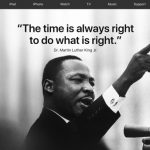 Apple rende omaggio a Martin Luther King