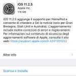 Apple rilascia iOS 11.2.5 per tutti!