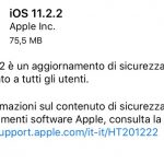 iOS 11.2.2: disponibile al download l’update che mitiga Spectre