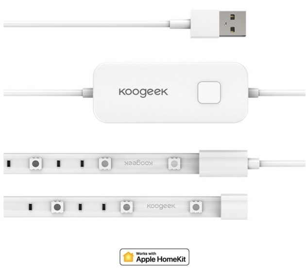 Koogeek lancia la striscia LED compatibile con HomeKit