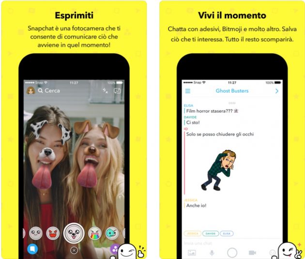 Snapchat si aggiorna con novità per GIF e didascalie