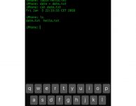Terminal per iPhone: interagire con il sistema mediante linea di comando