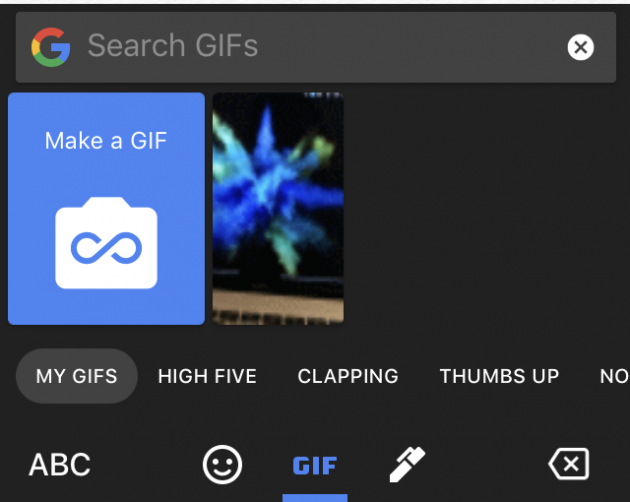 La tastiera Google Gboard integra un tool per la creazione di GIF