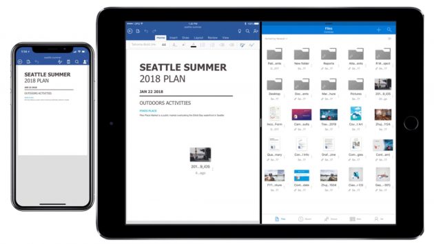 Microsoft aggiorna la suite Office per iOS