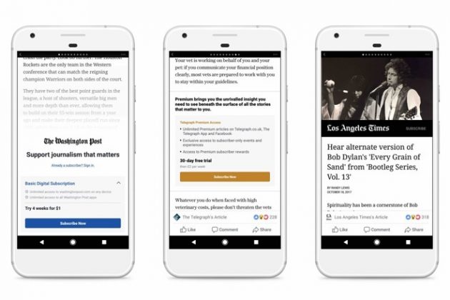 Apple e Facebook si accordano: le notizie a pagamento arriveranno anche su iOS