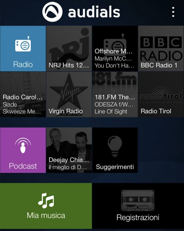 Audials Radio: tutte le stazioni radio e i podcast in una sola applicazione per iOS
