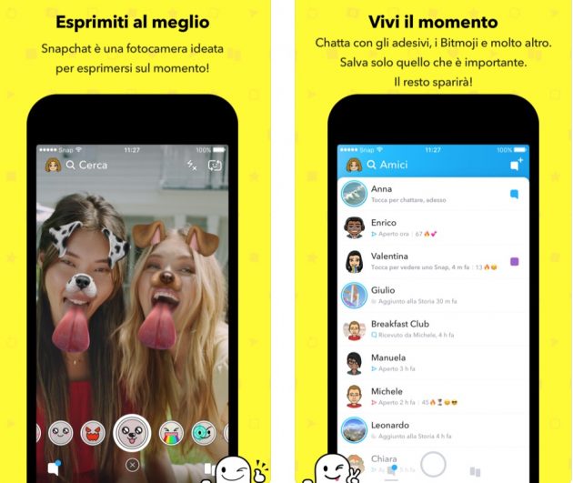 Snapchat si aggiorna con novità per GIF e didascalie