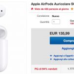 Super offerta su eBay: Apple AirPods a 135,99€!