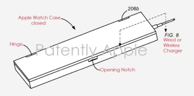 Apple brevetta la custodia che ricarica l’Apple Watch