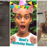 Snapchat introduce lens e filtri personalizzati