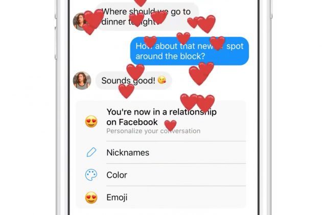 Facebook Messenger si arricchisce di nuove funzionalità dedicate agli innamorati