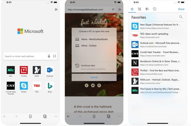 Microsoft Edge per iOS approda anche in Italia