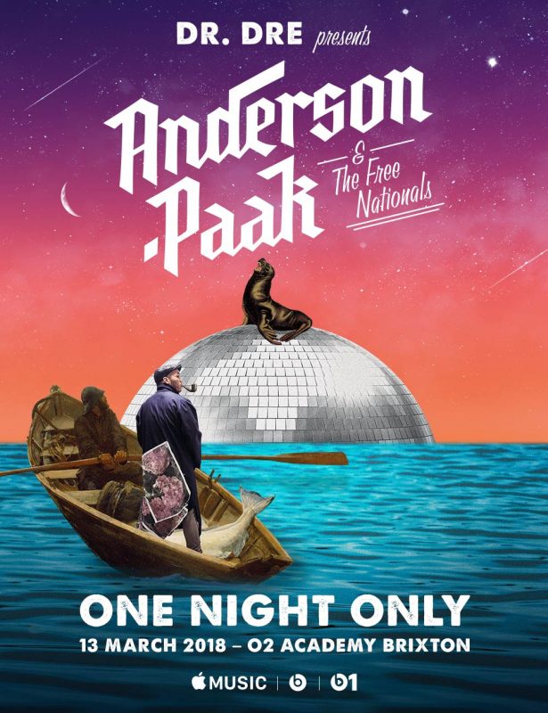 Apple annuncia il concerto gratuito di Anderson .Paak