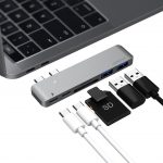Il doppio hub USB-C 6-in-1 con lettore SD card di dodocool in super-offerta su Amazon
