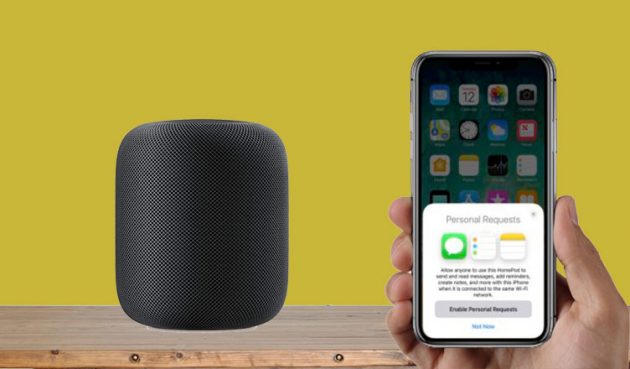 HomePod, come attivare o disattivare le richieste personali