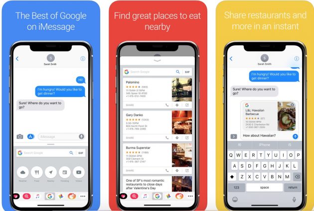L’app Google si aggiorna con l’estensione iMessage