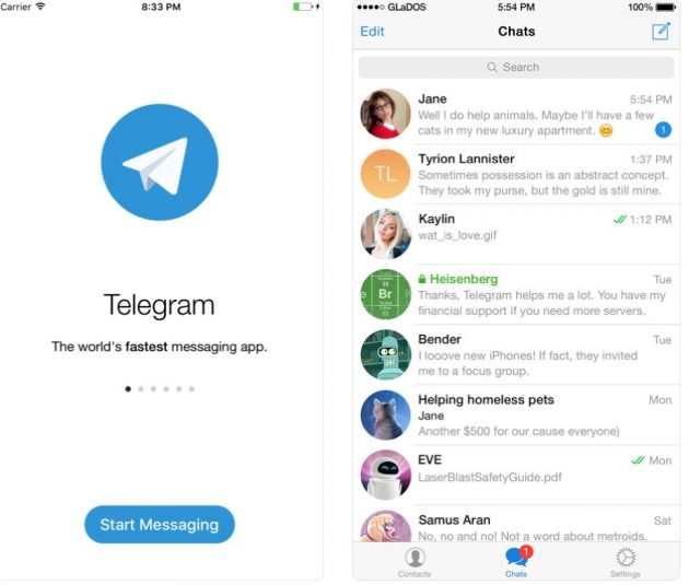 Telegram si aggiorna con una novità